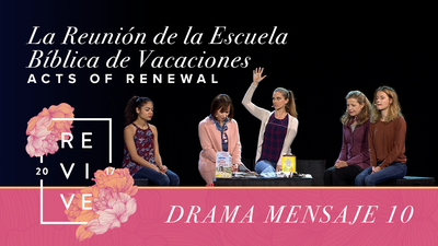 La reunión de la escuela bíblica de vacaciones (Drama)