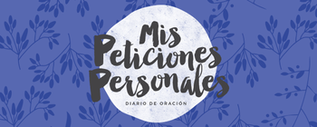 Tarjetas Diario de oración | Mis peticiones personales image